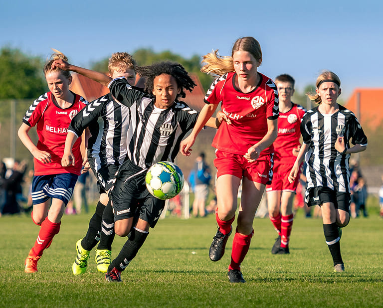 Kids Running Footbal-Galaxy Academy