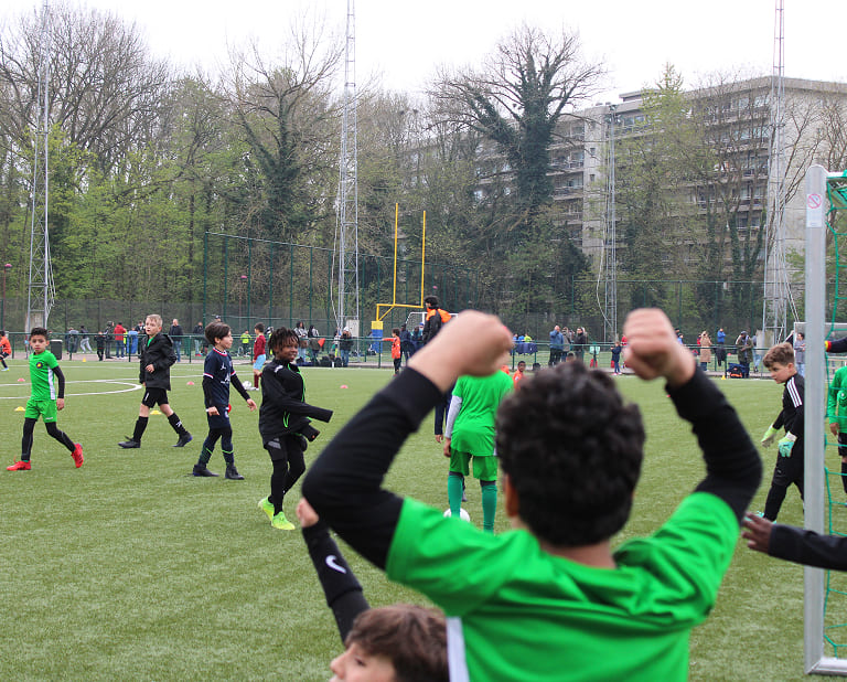 Kids Supporting Footbal-Galaxy Academy
